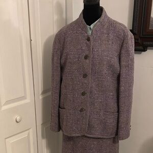 Vintage| Kirkland Hall Women’s 100% Wool Suit Lavender/Purple Sz 18 Fully Lined